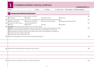 CBSE Workbook Class 9 Social Science Part-1 | aligned with NCERT | Perforated Worksheets for Practice with Competency Based questions | NEP 2020 + NCF-SE 2023 | 2027 Exam