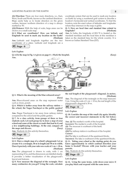 NCERT Social Science (Exploring Society India And Beyond) Textbook With Textbook Solutions for Class 6 | Set of 2 Books | Covered Concept, Mind Maps, Mock Papers | Updated NCERT Pattern (For Upcoming Exams) - Oswaal Books