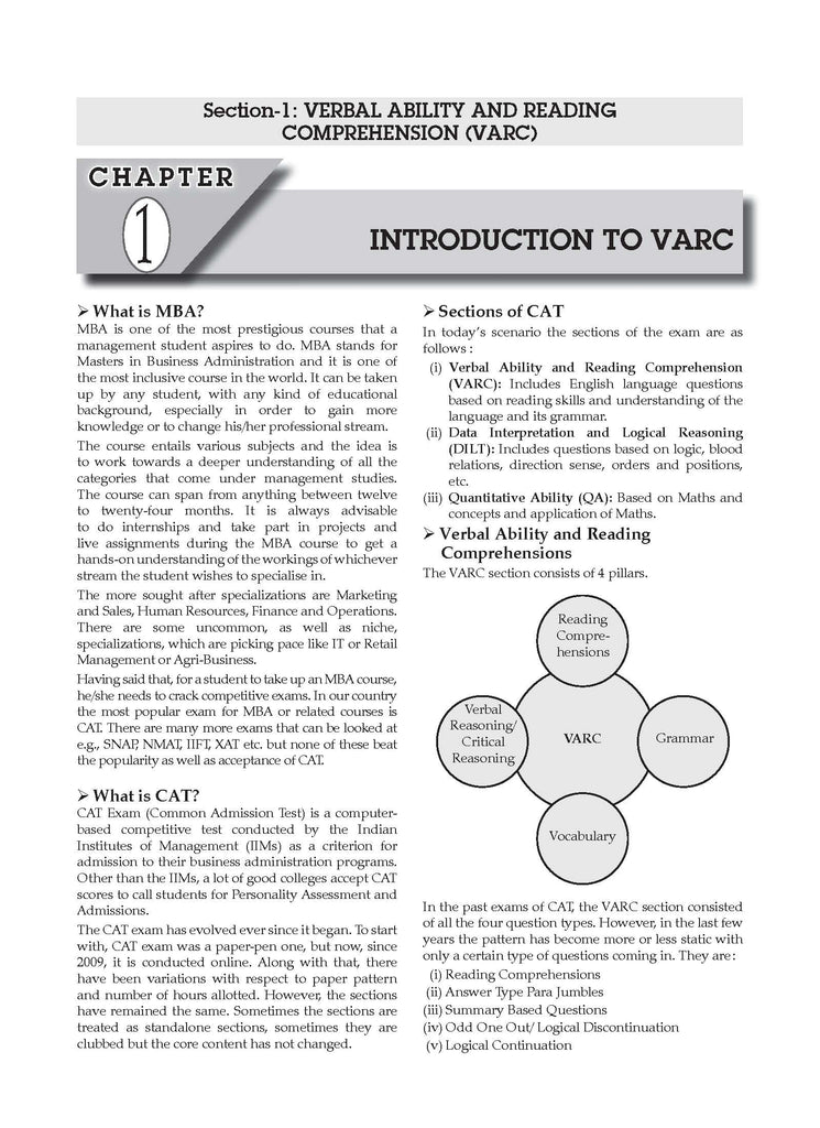 CAT 10 Years' Chapter-wise & Topic-wise Solved Papers (2006-2008 & 2017-2023) | (VARC, DILR & QA) | For 2024 Exam