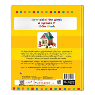 Lil Legends My World of First Words - Big Picture Book of 1000+ Words for Kids Age 2+ Years | Early Learning Vocabulary Book with Colourful Illustrations | First Words Book for Toddlers & Preschoolers