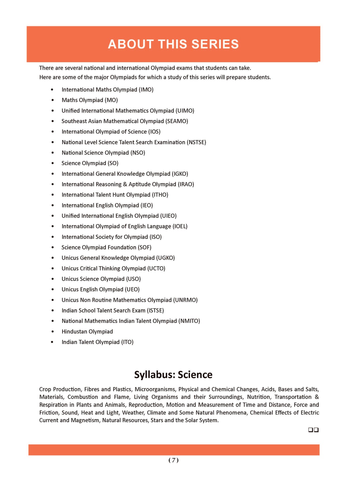 Oswaal One For All Olympiads Workbook Class 8 Science | Questions for SOF NSO & Other Olympiad Exams 2026 | With Sample Practice Papers & Oswaal.AI