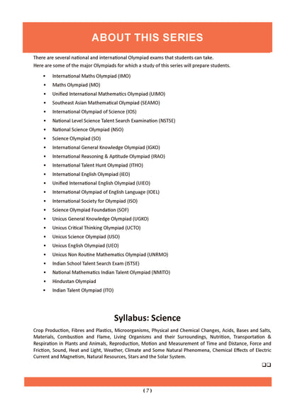 Oswaal One For All Olympiads Workbook Class 8 Science | Questions for SOF NSO & Other Olympiad Exams 2026 | With Sample Practice Papers & Oswaal.AI