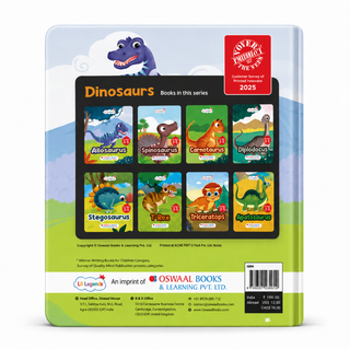 Lil Legends Padded Board Book for Kids | I am an Allosaurus | Illustrated Dinosaur Book for Toddlers | Durable Early Learning Picture Book | Age 2-5 Years | Padded Cover Edition