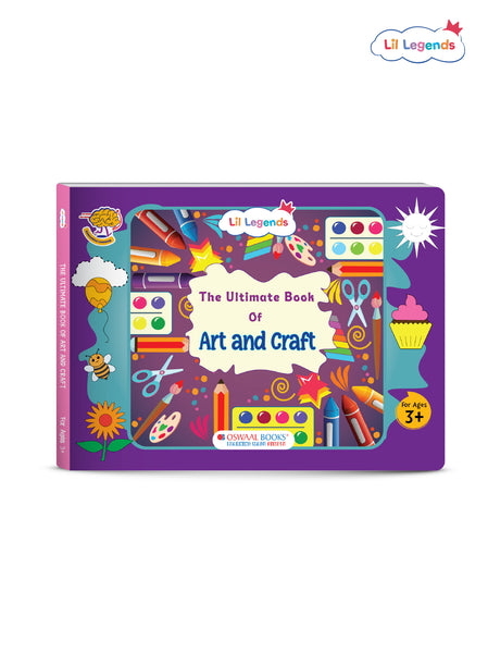 Oswaal Lil Legends Ultimate Art & Craft Book for Kids | 30+ Creative Activities & DIY Projects | Fun Craft Ideas to Boost Imagination & Motor Skills | For Ages 3+