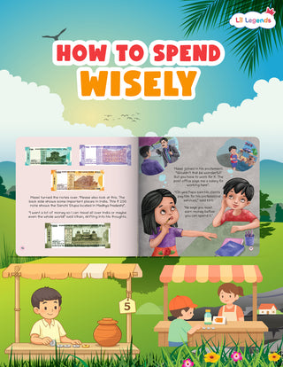 Lil Legends A Trip to Village Post Office Story Book for Kids | A Book of Financial Literacy | Money Awareness, Savings & Life Skills | Illustrated Story | Ages 5+ Years |