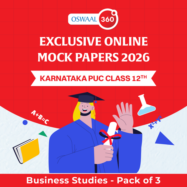 Karnataka PUC Class 12th Business Studies | Exclusive Online Mock Papers 2026 - Pack of 3