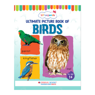 Lil Legends Picture Book for Kids Age 1+ Years - Learn About Birds | Early Learning Illustrated Book with Colourful Pictures | First Words Book for Toddlers & Preschoolers