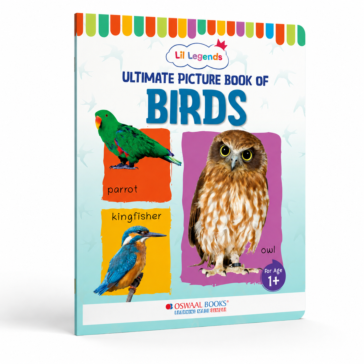 Lil Legends Picture Book for Kids Age 1+ Years - Learn About Birds | Early Learning Illustrated Book with Colourful Pictures | First Words Book for Toddlers & Preschoolers