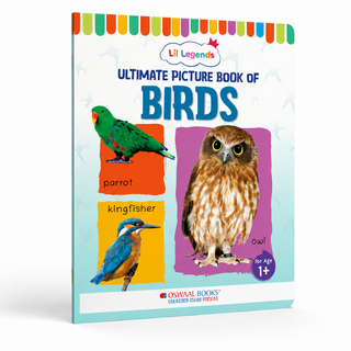 Lil Legends Picture Book for Kids Age 1+ Years - Learn About Birds | Early Learning Illustrated Book with Colourful Pictures | First Words Book for Toddlers & Preschoolers