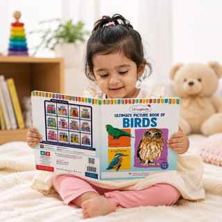 Lil Legends Picture Book for Kids Age 1+ Years - Learn About Birds | Early Learning Illustrated Book with Colourful Pictures | First Words Book for Toddlers & Preschoolers