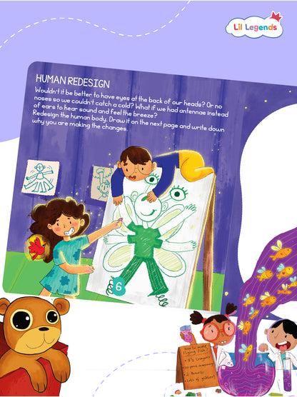 Book of Imagination â€“ Part 1 | Creative Thinking & Writing Journal for Kids Ages 5â€“10 | Drawing Prompts, Mindful Activities & Emotional Expression | Screen-Free Fun - Oswaal Books