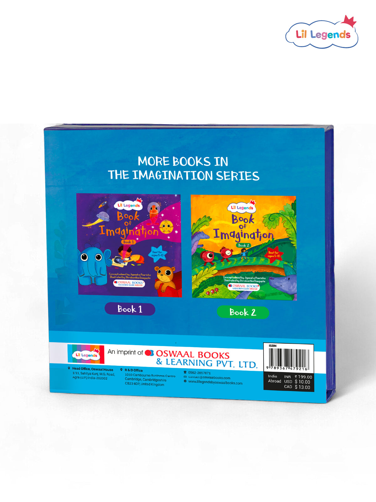 Book of Imagination â€“ Part 1 | Creative Thinking & Writing Journal for Kids Ages 5â€“10 | Drawing Prompts, Mindful Activities & Emotional Expression | Screen-Free Fun - Oswaal Books