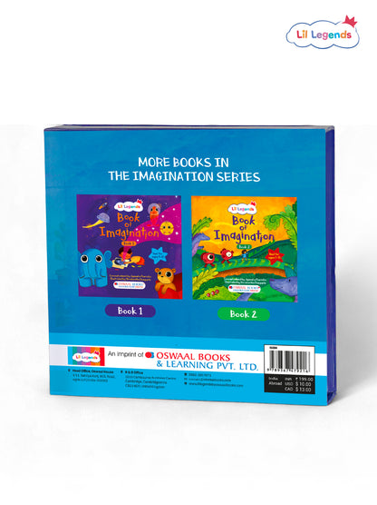 Book of Imagination â€“ Part 1 | Creative Thinking & Writing Journal for Kids Ages 5â€“10 | Drawing Prompts, Mindful Activities & Emotional Expression | Screen-Free Fun - Oswaal Books