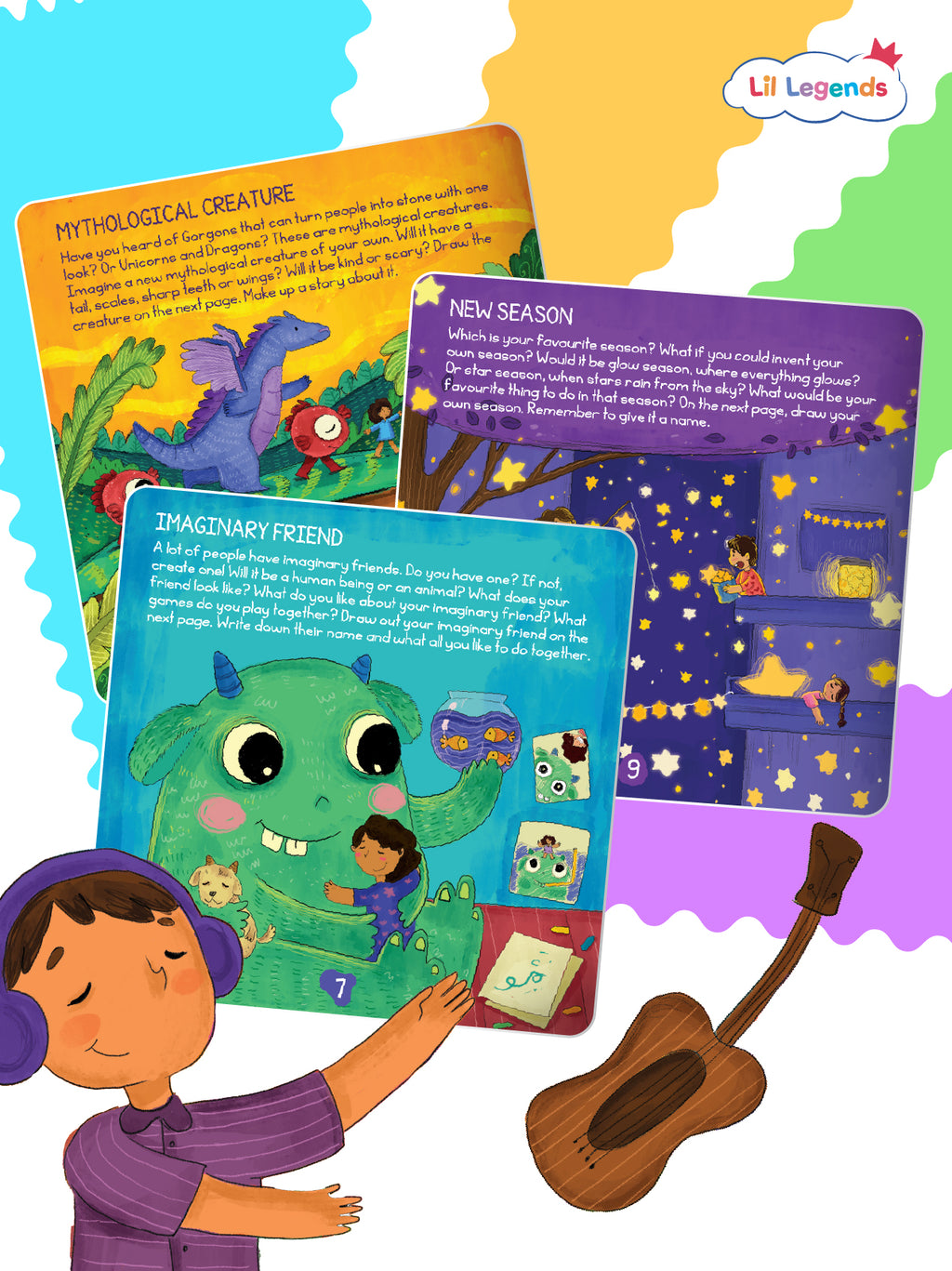 Lil Legends Book of Imagination Part 2 TRUE – Oswaal Books