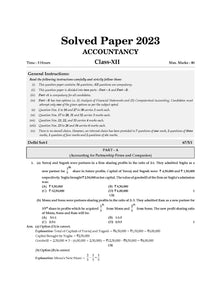 CBSE 10 Previous Years' Solved Papers Class 12 | Economics Business studies Mathematics Accountancy English Core | For 2024 Board Exams