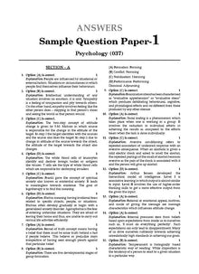 CBSE 20 Combined Sample Question Papers Class 12 Humanities Stream For 2024 Board Exams (English Core, History, Geography, Political Science, Psychology, Sociology) Oswaal Books and Learning Private Limited