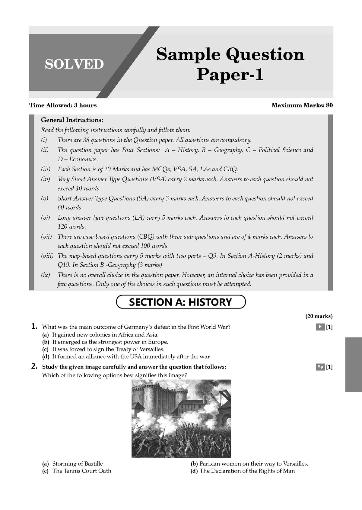 CBSE 20 Combined Sample Question Papers Class-9 (English Lang & Lit,Mathematics,Science & Social Science)Â 