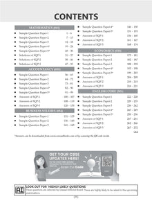 CBSE 25 Combined Sample Question Papers Class 12 Commerce Books Accountancy, Business Studies, Economics, Mathematics, English Core (For 2025 Exam) Oswaal Books and Learning Private Limited