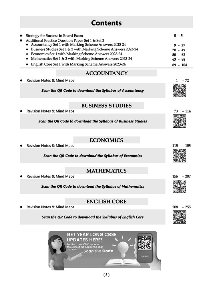 CBSE LMP Last Minute Preparation System and 20 Combined Sample Question Papers Class 12 Commerce Stream ( Accounts, Business Studies, Economics, Maths, Eng. Core) (Set of 2 Books) With Board Additional Practice Questions For 2024 Board Exams #WinTheBoards Oswaal Books and Learning Private Limited