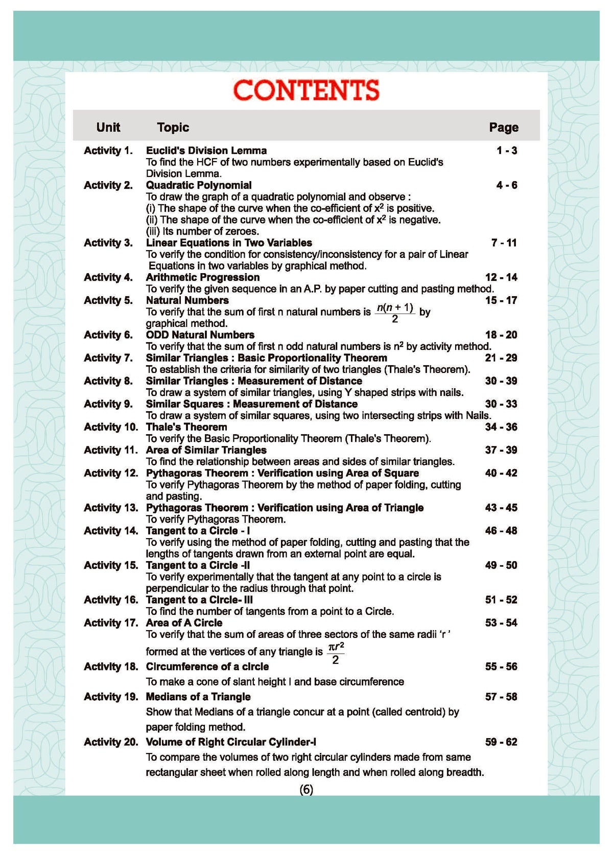CBSE Laboratory Manual Class 10 Mathematics Book  | As Per NEP | For Latest Exam Oswaal Books and Learning Private Limited