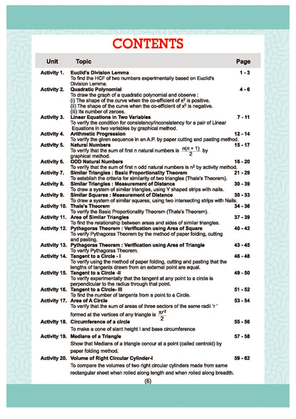 CBSE Laboratory Manual Class 10 Mathematics Book  | As Per NEP | For Latest Exam Oswaal Books and Learning Private Limited
