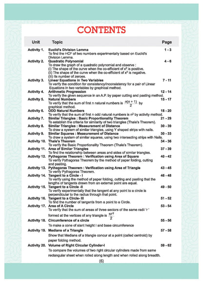 CBSE Laboratory Manual Class 10 Science & Mathematics Book | Set of 2 Books | For Latest Exam Oswaal Books and Learning Private Limited