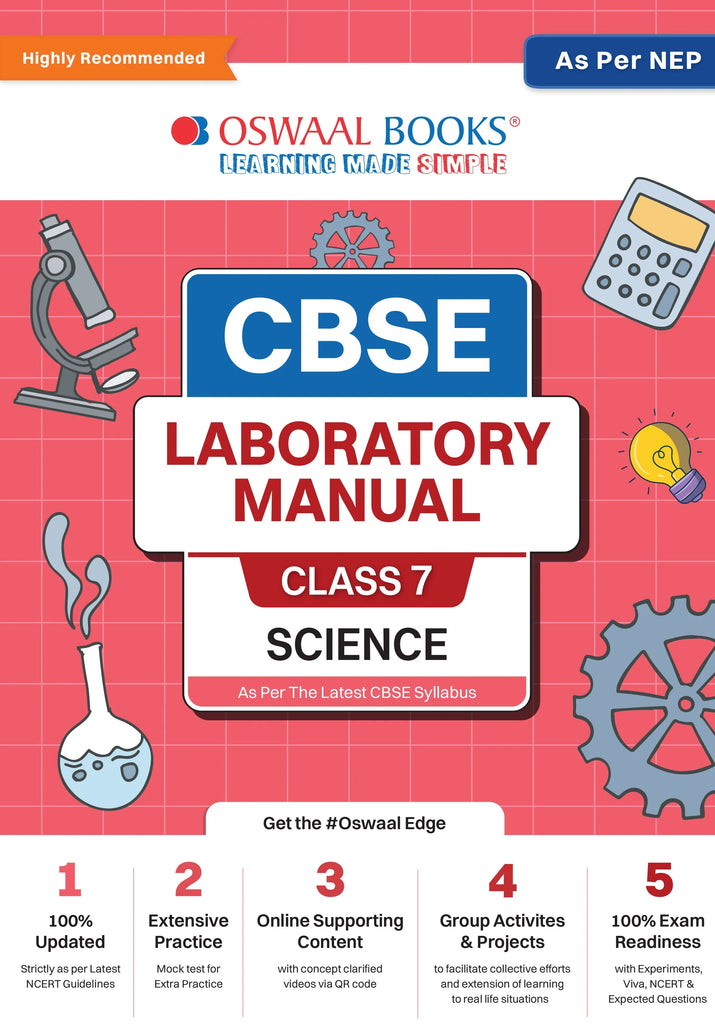 CBSE Laboratory Manual Class 7 Science Book | As Per NEP | Latest Updated Oswaal Books and Learning Private Limited