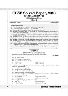 CBSE Pullout Worksheets Class 10 Social Science Book (For 2023 Exam) - Oswaal Books and Learning Pvt Ltd