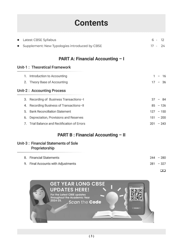 CBSE Question Bank Class 11 Accountancy, Chapterwise and Topicwise Solved Papers For 2025 Exams Oswaal Books and Learning Private Limited