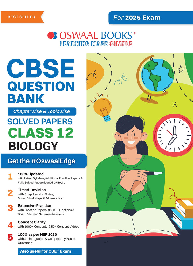 CBSE Question Bank Class 12 Biology, Chapterwise and Topicwise Solved– Oswaal Books and Learning Pvt Ltd