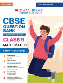 CBSE Question Bank Class 9 Mathematics, Chapterwise and Topicwise Solved Papers For 2025 Exams Oswaal Books and Learning Private Limited