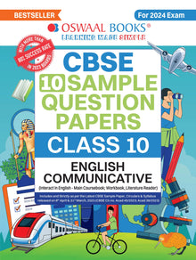 CBSE Sample Question Papers Class 10 English Communicative Book (For Board Exams 2024) | 2023-24 Oswaal Books and Learning Private Limited