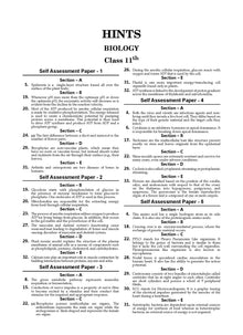 CBSE Sample Question Papers Class 11 Biology Book (For 2025 Exam) Oswaal Books and Learning Private Limited