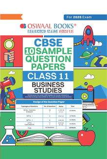 CBSE Sample Question Papers Class 11 Business Studies Book (For 2025 Exam) Oswaal Books and Learning Private Limited