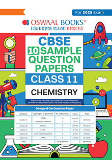 CBSE Sample Question Papers Class 11 Chemistry Book (For 2025 Exam) Oswaal Books and Learning Private Limited