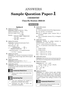 CBSE Sample Question Papers Class 11 Chemistry Book (For 2025 Exam) Oswaal Books and Learning Private Limited