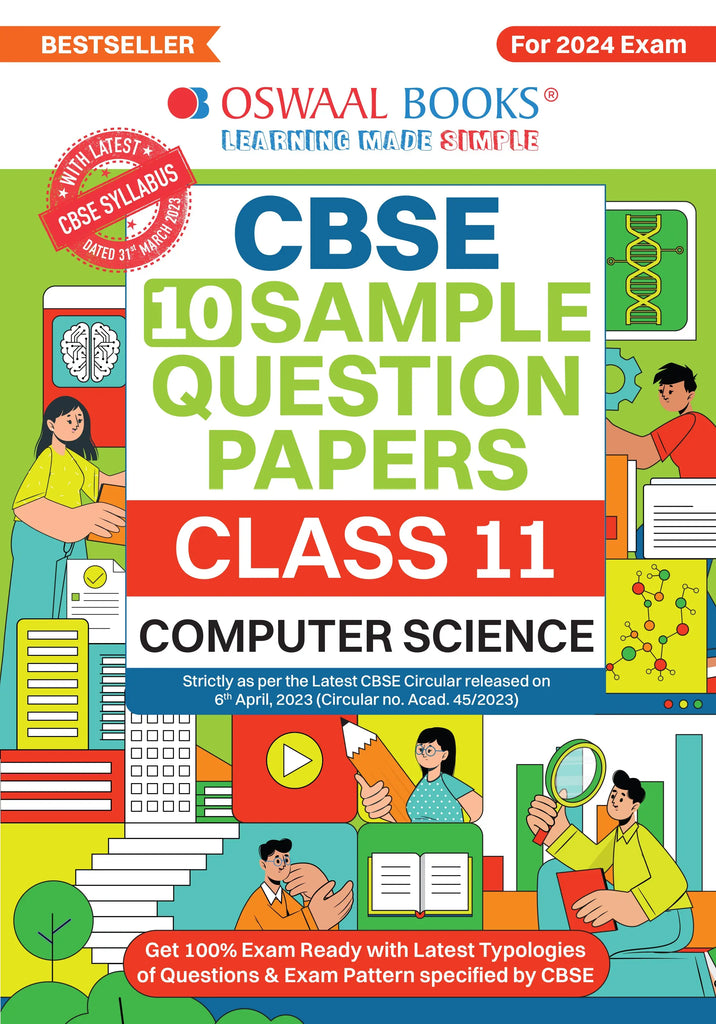 CBSE Sample Question Papers Class 11 Computer Science Book (For 2024 Exams ) | 2023-24