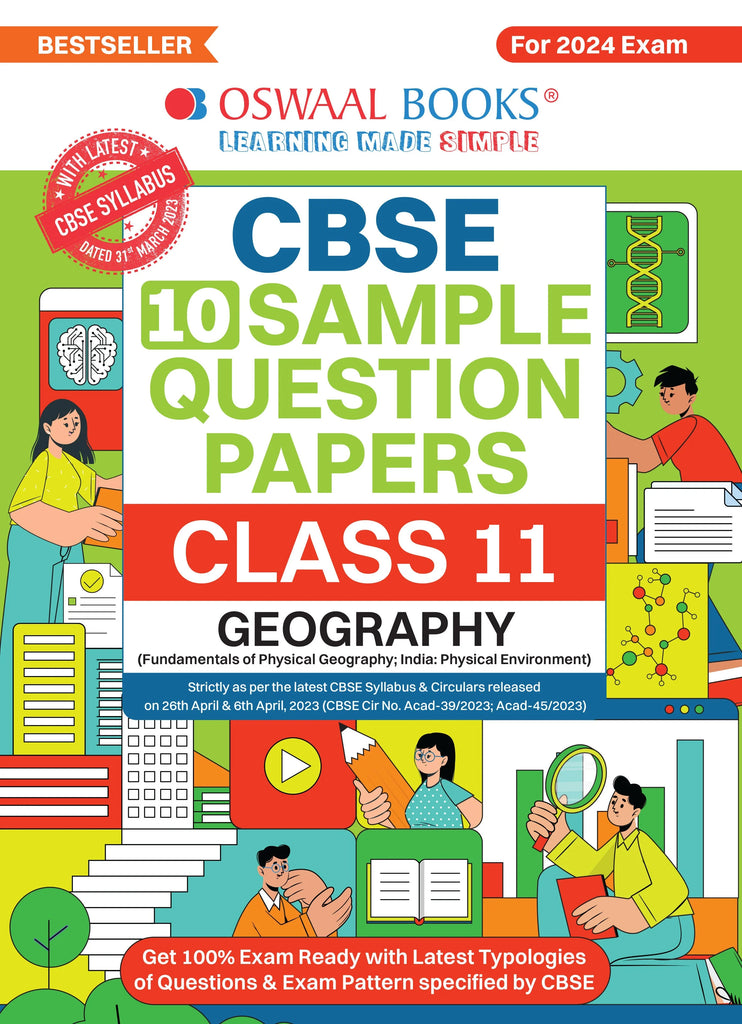 CBSE Sample Question Papers Class 11 Geography Book (For 2024 Exams ) | 2023-24 Oswaal Books and Learning Private Limited
