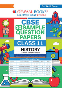 CBSE Sample Question Papers Class 11 History Book (For 2025 Exam) Oswaal Books and Learning Private Limited