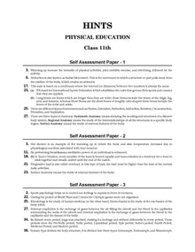 CBSE Sample Question Papers Class 11 Physical Education Book (For 2025 Exam) Oswaal Books and Learning Private Limited