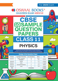 CBSE Sample Question Papers Class 11 Physics Book (For 2025 Exam) Oswaal Books