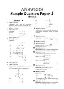 CBSE Sample Question Papers Class 11 Physics Book (For 2025 Exam) Oswaal Books