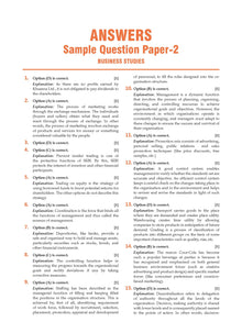 CBSE Sample Question Papers Class 12 Business Studies (For 2025 Exam) Oswaal Books and Learning Private Limited