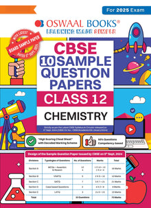 CBSE Sample Question Papers Class 12 Chemistry (For 2025 Exam) Oswaal Books and Learning Private Limited