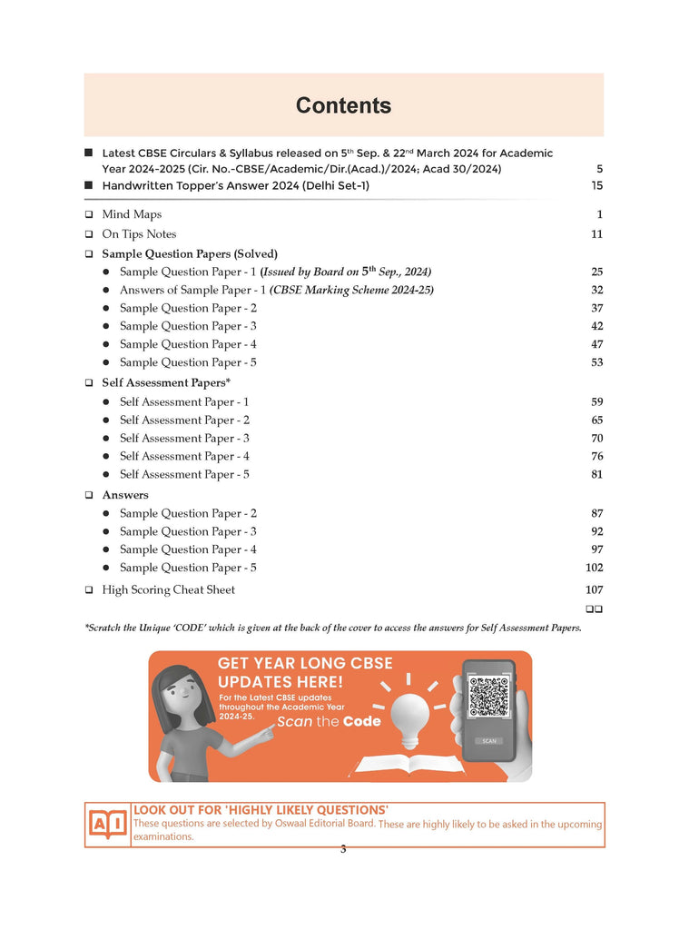 CBSE Sample Question Papers Class 12 Economics (For 2025 Exam) Oswaal Books and Learning Private Limited