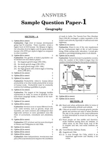 CBSE Sample Question Papers Class 12 Geography (For Board Exams 2024) | 2023-24