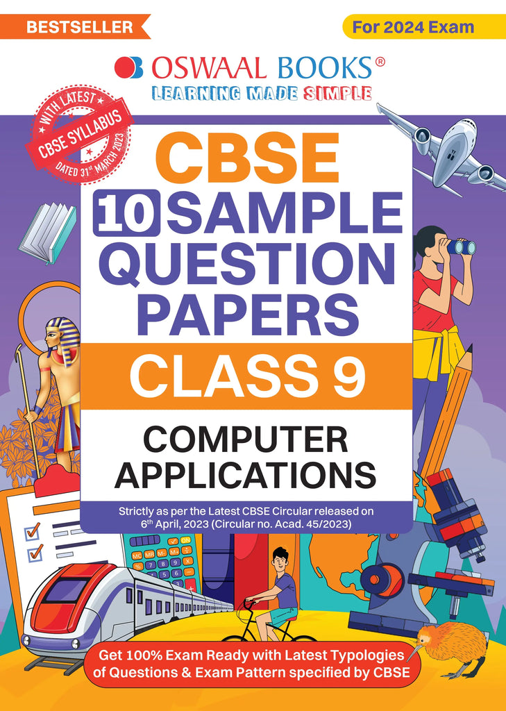CBSE Sample Question Papers Class 9 Computer Application | For 2024 Board Exams