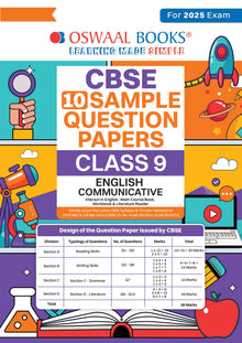 CBSE Sample Question Papers Class 9 English Communicative Book (For 2025 Exam) Oswaal Books and Learning Private Limited