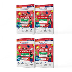 CBSE Workbook Class 9 | Mathematics | Science | Social Science | English Language & Literature | Set of 4 Books | Updated As Per NCF | For Better Results | For Latest Exam