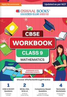 CBSE Workbook | Mathematics | Class 9 | Updated As Per NCF | For Better Results | For 2024 Exam Oswaal Books and Learning Private Limited